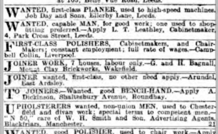 Yorkshire Evening Post, 21st August 1912